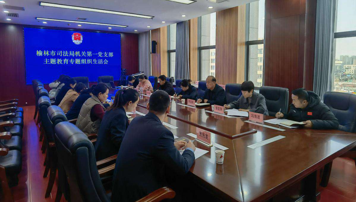 榆林市司法局机关第一党支部召开专题组织生活会照片2.jpg